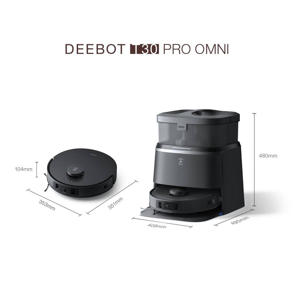 Ecovacs Deebot T30 PRO Omni אקווקס