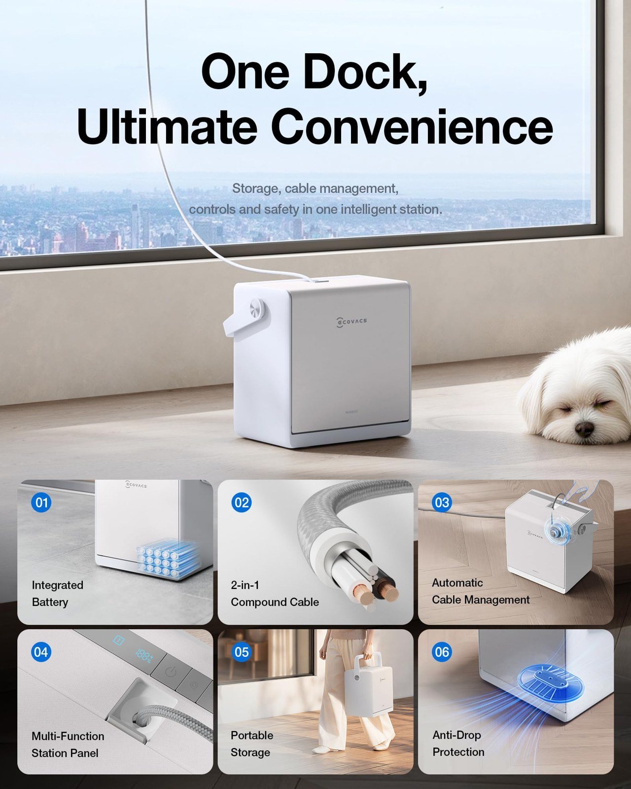 Ecovacs Winbot W2S Pro Omni אקווקס