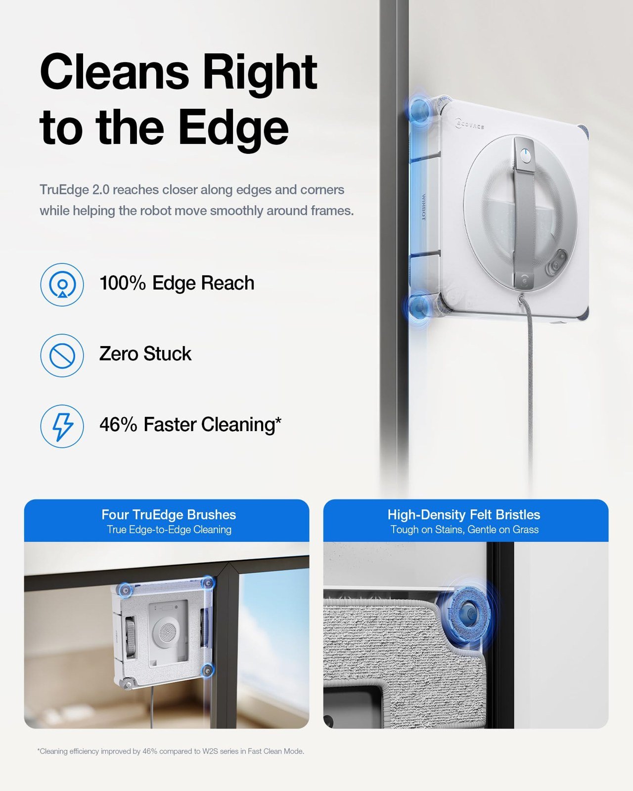 Ecovacs Winbot W2S Pro Omni אקווקס