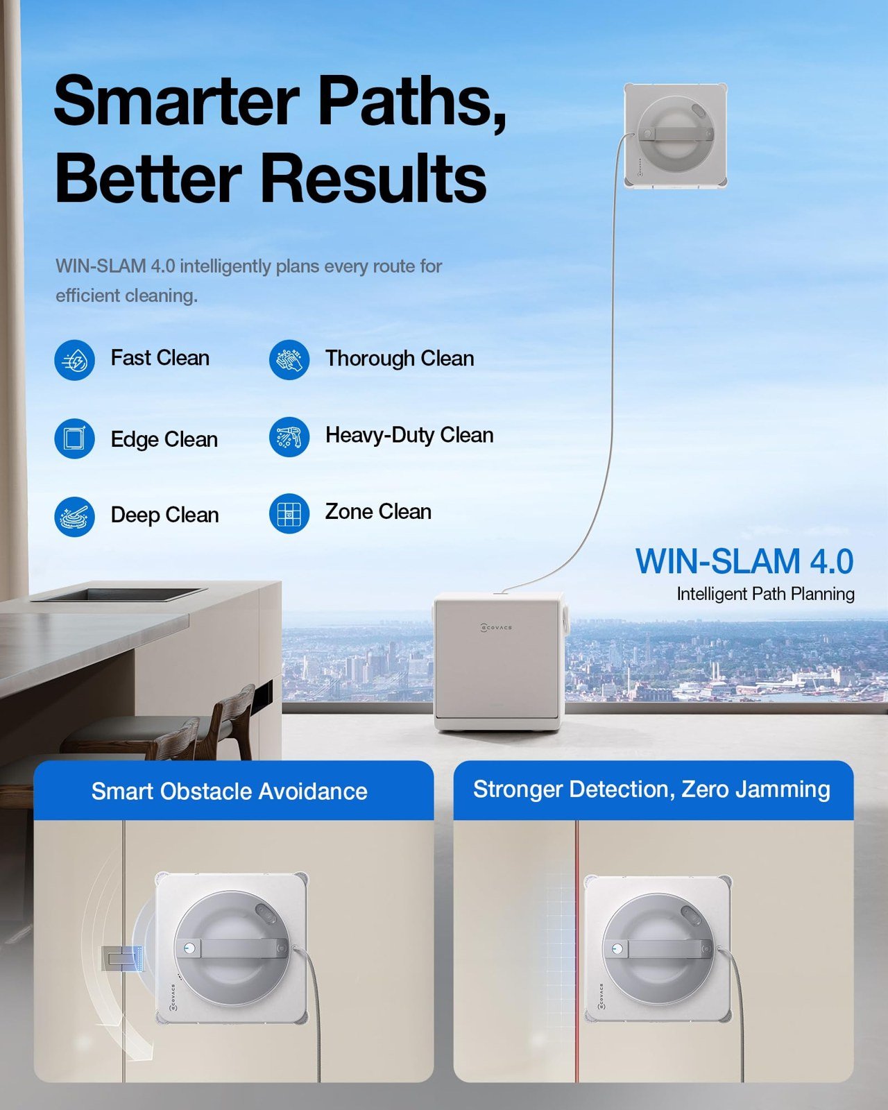 Ecovacs Winbot W2S Pro Omni אקווקס