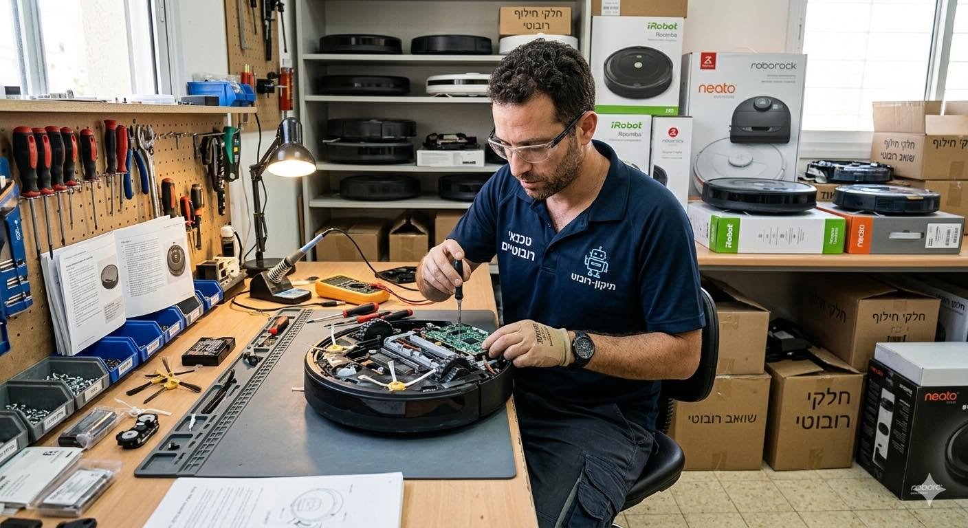 שירות תיקונים לשואבים רובוטיים