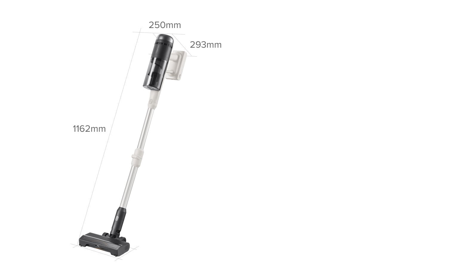 מידות Roborock H60 Pro מידות Roborock H60 Pro