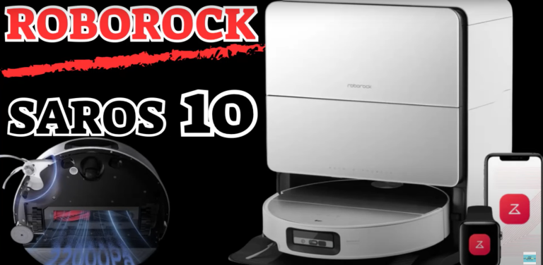 שואב שוטף רובוטי Roborock Saros 10